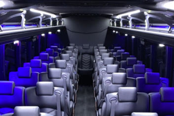 Oxnard Charter Bus Interior
