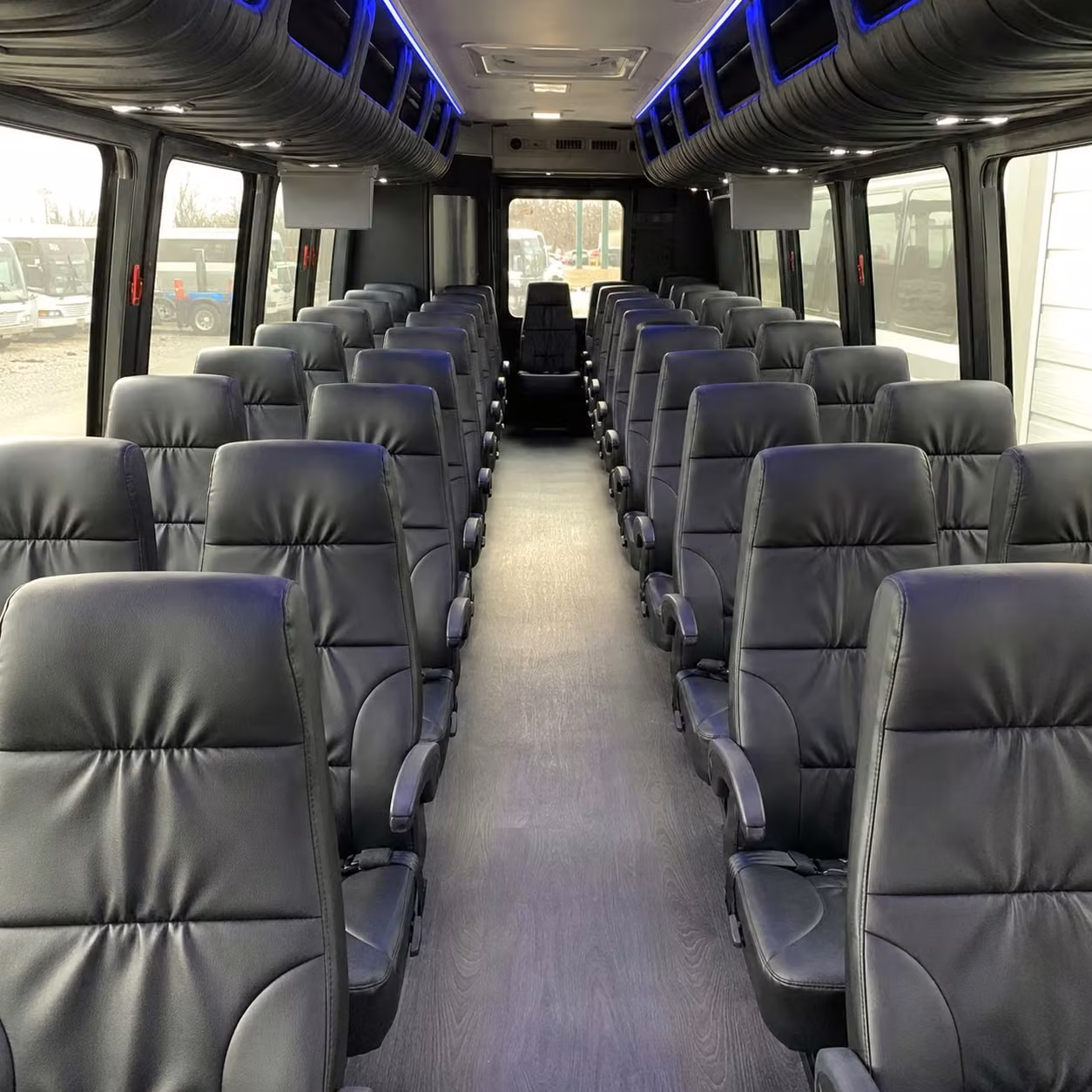 25 passenger minibus interior