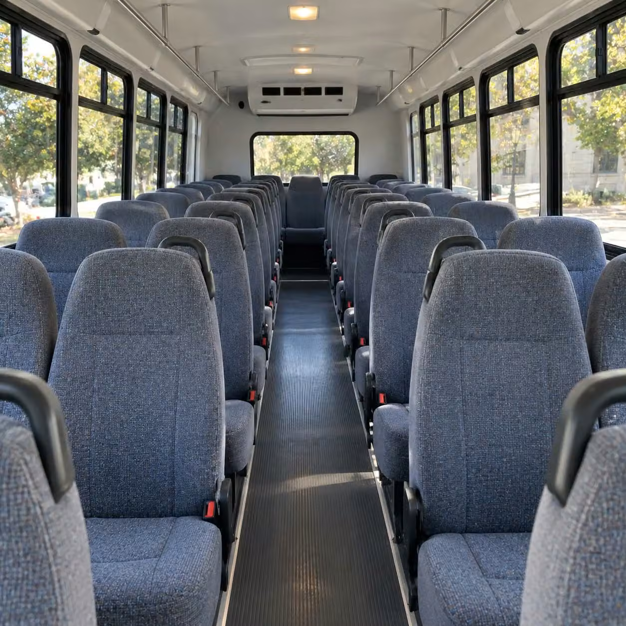 28 passenger minibus inside