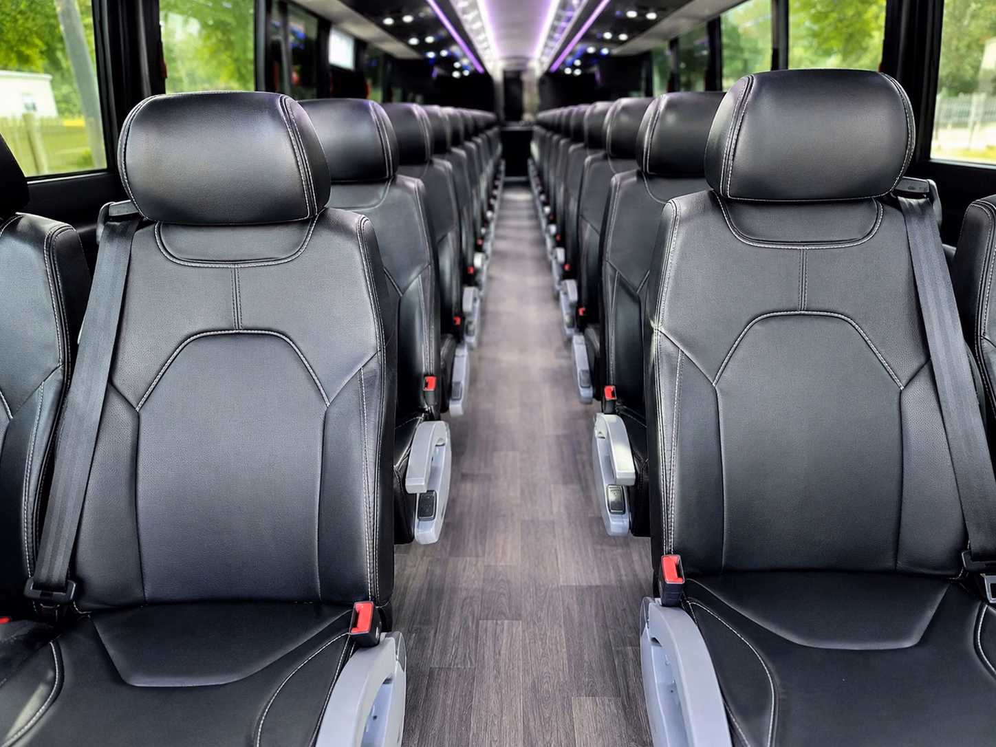 oxnard charter bus interior