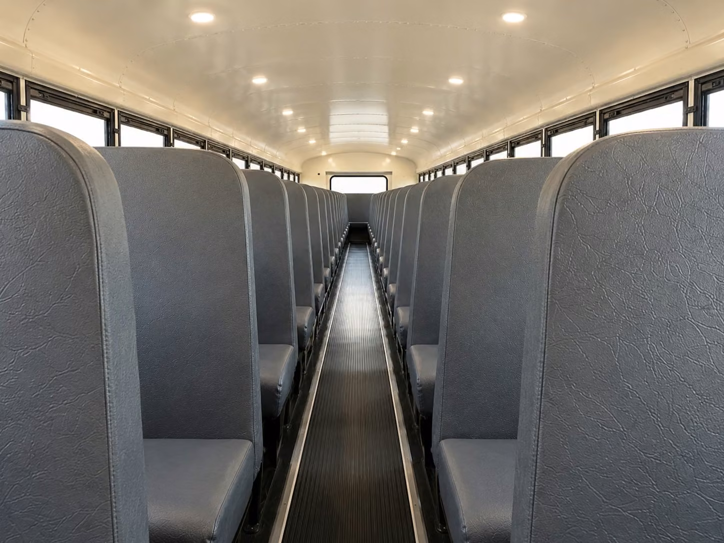 school bus inside