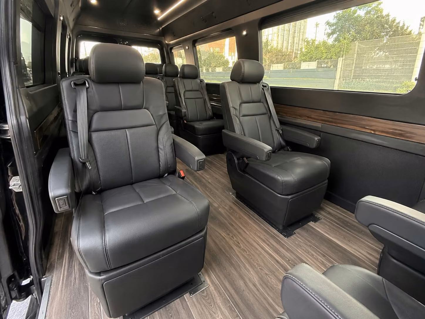 sprinter van with driver interior